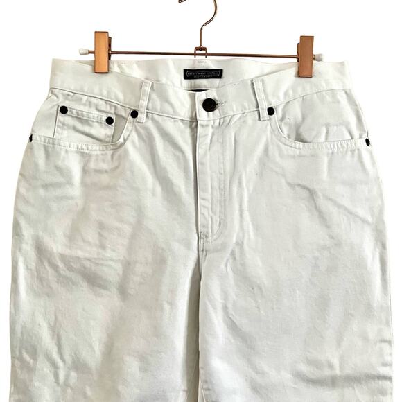 Vintage Ralph Lauren White Capri Jeans Pants Size 8 - Picture 2 of 6